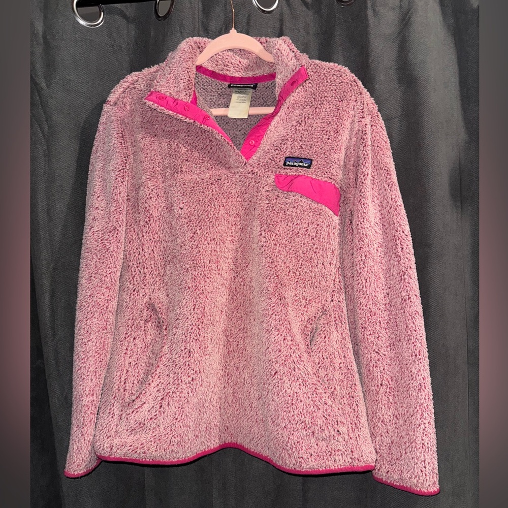 PATAGONIA RE-TOOL SNAP-T FLEECE PULLOVER WOMEN'S PINK
